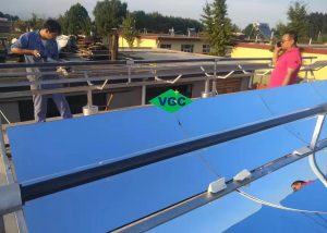 Parabolic solar mirror