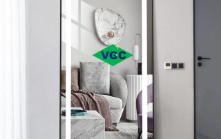 framed standing mirror