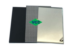 silvered mirror glass