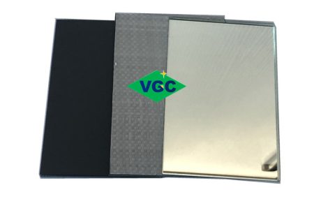 silvered mirror glass