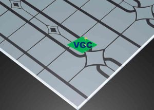 acid etched glass