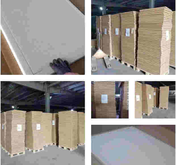 Packing of glass Tempered glass floor protectors