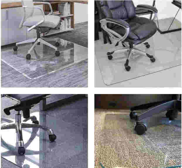 Scratch-resistant Glass Chair Mats