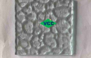 Clear Patterned Glass Oceanic Glass Geometric glass Frosted patterned glass