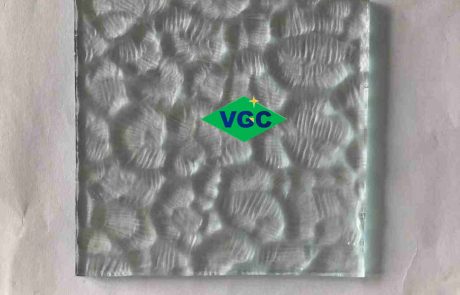 Clear Patterned Glass Oceanic Glass Geometric glass Frosted patterned glass
