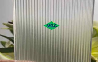 Ultra Clear Patterned Glass Textured Glass Fluted