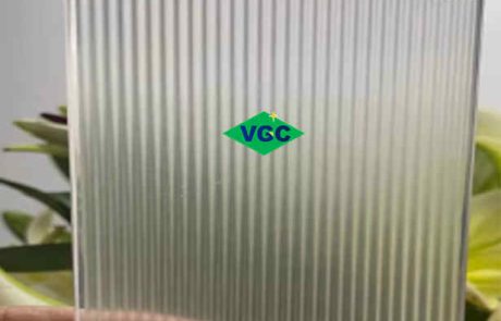 Ultra Clear Patterned Glass Textured Glass Fluted