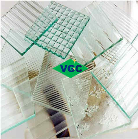 Ultra Clear Patterned Glass Textured Glass