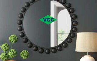 Beaded Frame Wall Mirror