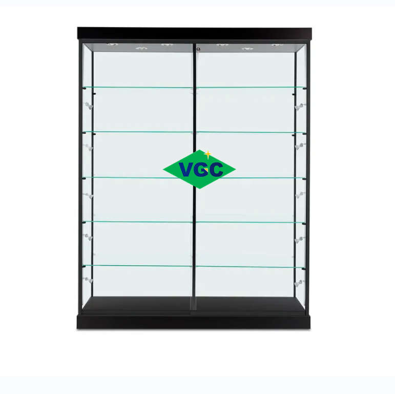 Good Price Glass Display Case China Supplier with 5mm Shatter proof