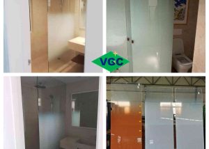 Gradient Laminated Glass Door China Factory