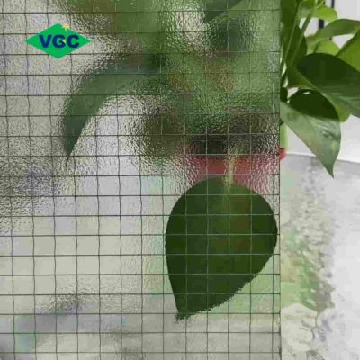 6mm Nashiji Wired Glass