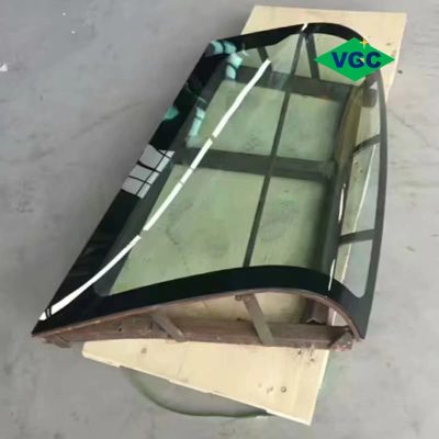 LOW-E curved tempered glass